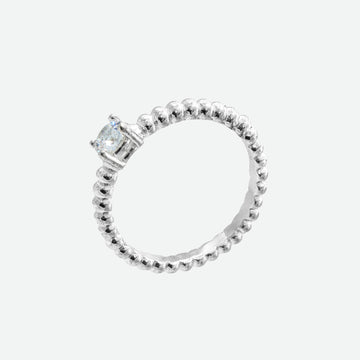 Liebes-Energie-Ring mit großem Zirkon