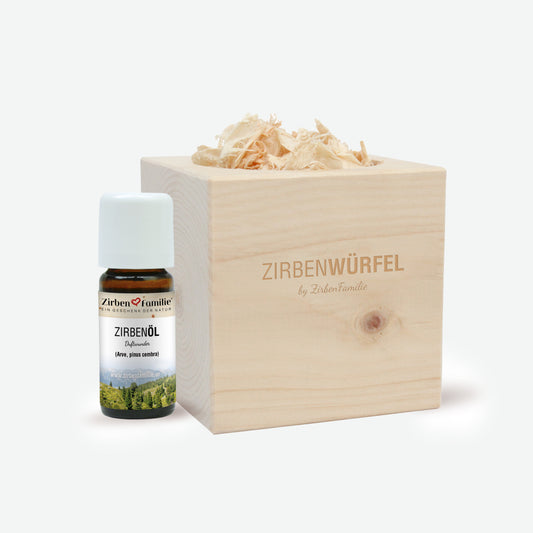 ZirbenWürfel Set inkl. 10ml ZirbenÖl