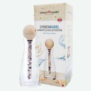 ZirbenKugel Edelsteinstab SET Spiegelau