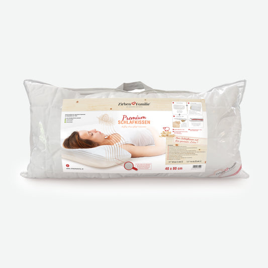 ZirbenSchlafkissen PREMIUM Edition 40x80