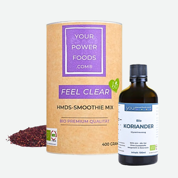 Detox Duo – HMDS Smoothie & Koriander Tinktur
