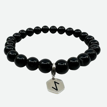 Armband Drachenglas mit Rune Eiwaz - BLG Beautiful Life
