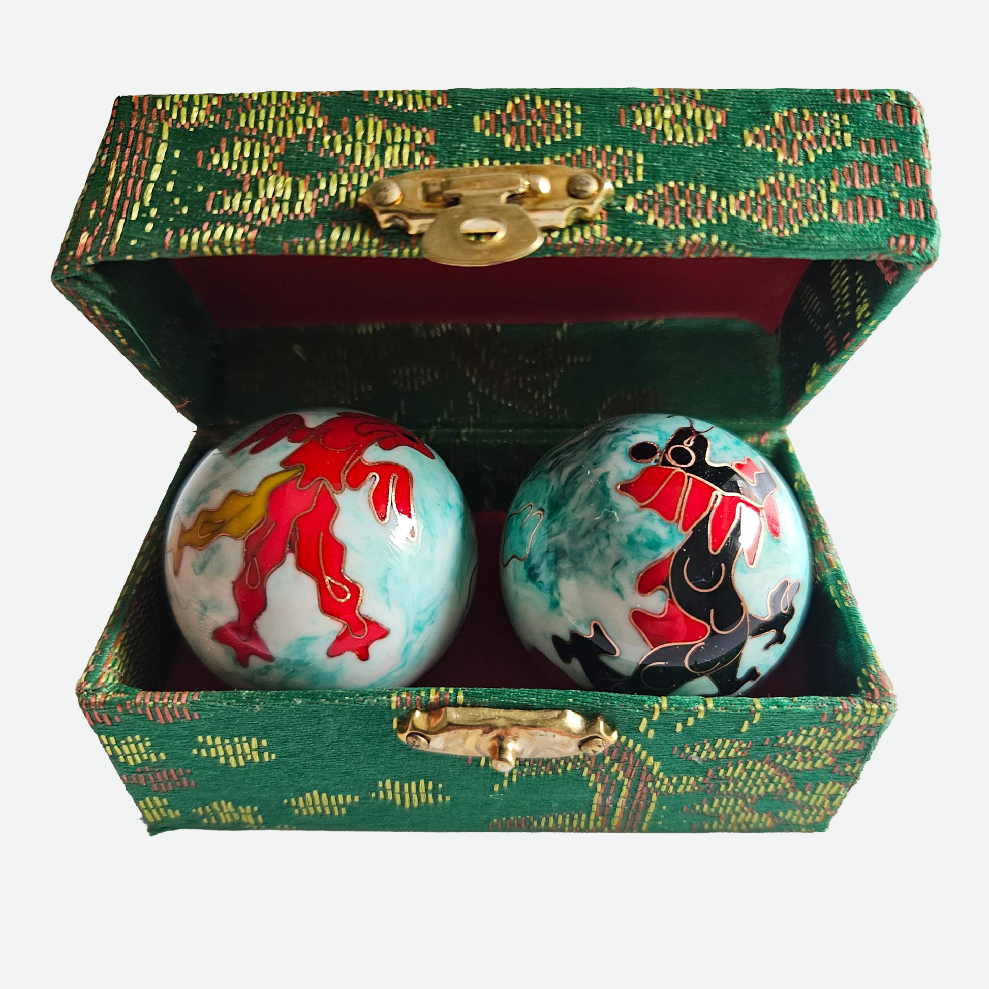 Qi Gong Kugeln Drache & Phönix – im Geschenkkästchen - BLG Beautiful Life