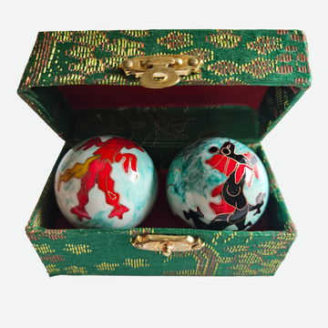 Qi Gong Kugeln Drache & Phönix – im Geschenkkästchen - BLG Beautiful Life