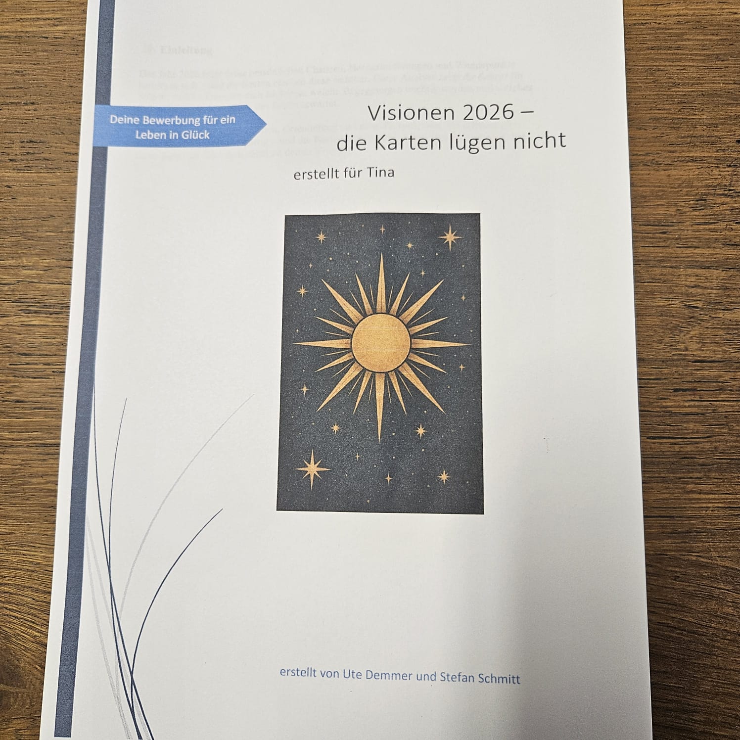 Vision 2026 - die Karten lügen nicht - BLG Beautiful Life
